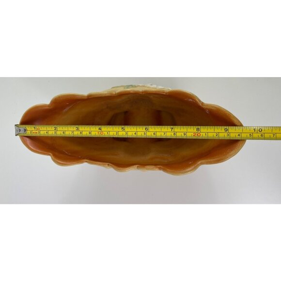 Weller Pottery Roba Footed Planter Bowl With Floral Design & Scalloped Edge - Picture 9 of 12